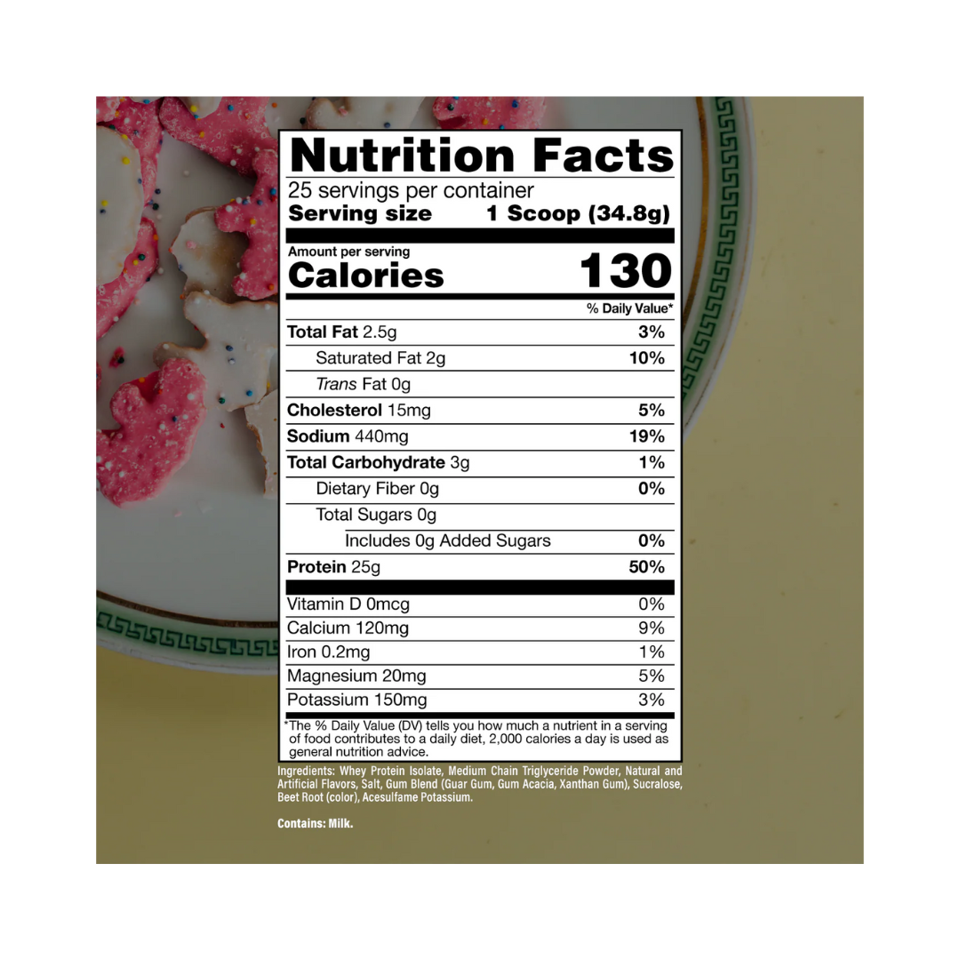 La proteína de CBUM x RAW Itholate 2lbs