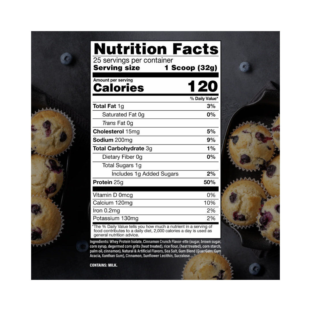 La proteína de CBUM x RAW Itholate 2lbs