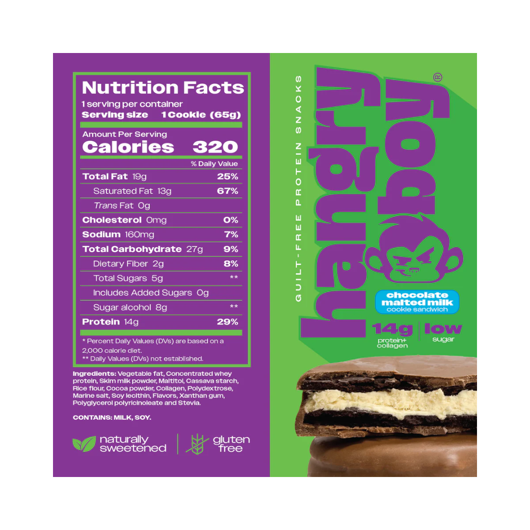 Sandwich de Galleta con Proteína - HANGRY BOY