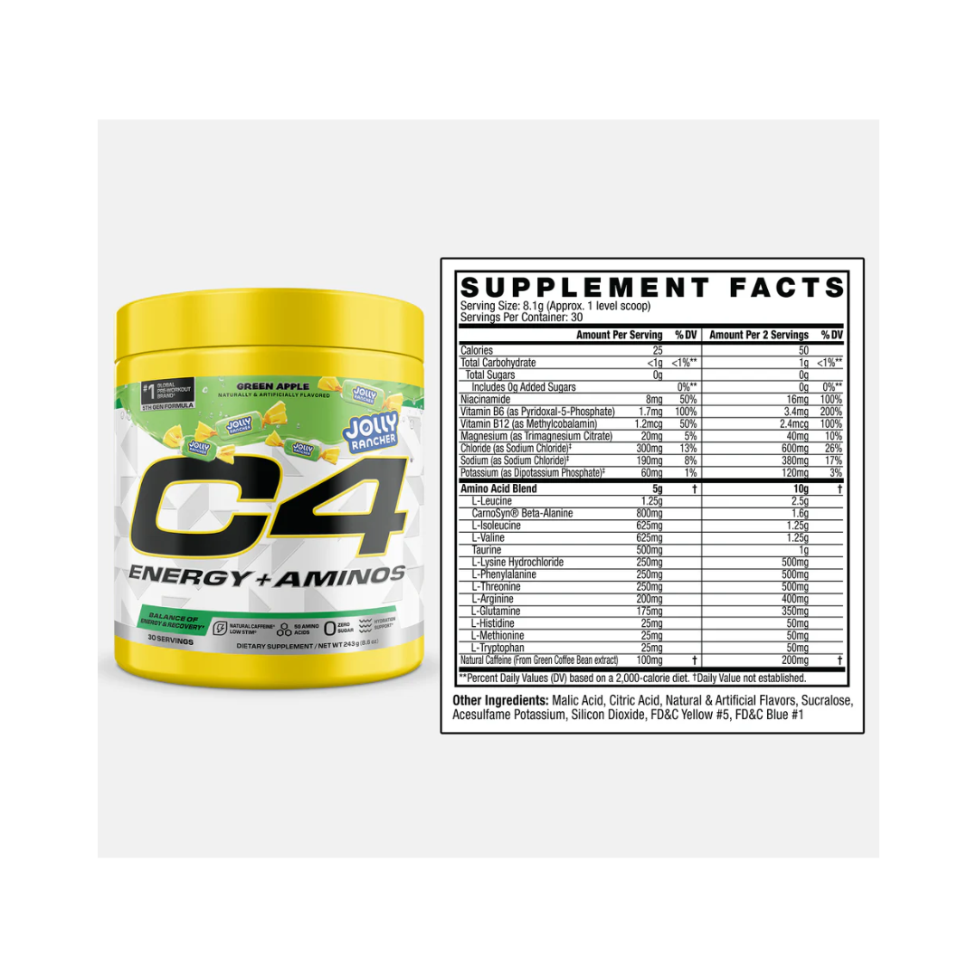 Energy + Aminos - C4 CELLUCOR