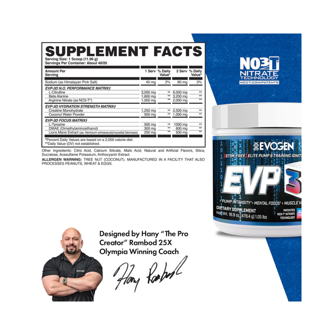 EVP 3D Pre-Entreno - EVOGEN