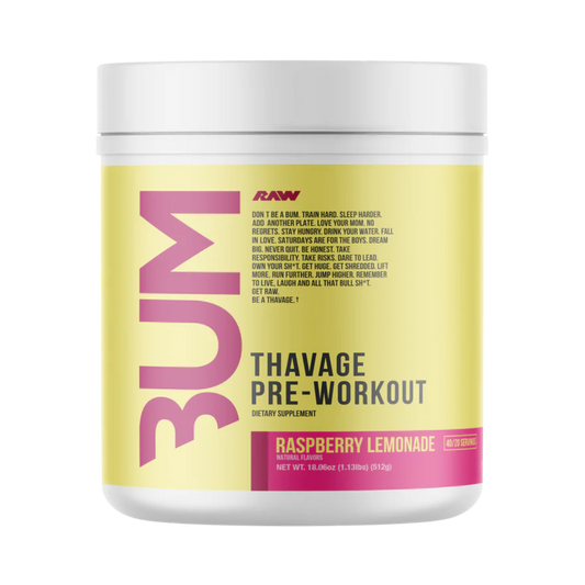 Thavage Pre-Entreno de CBUM x RAW