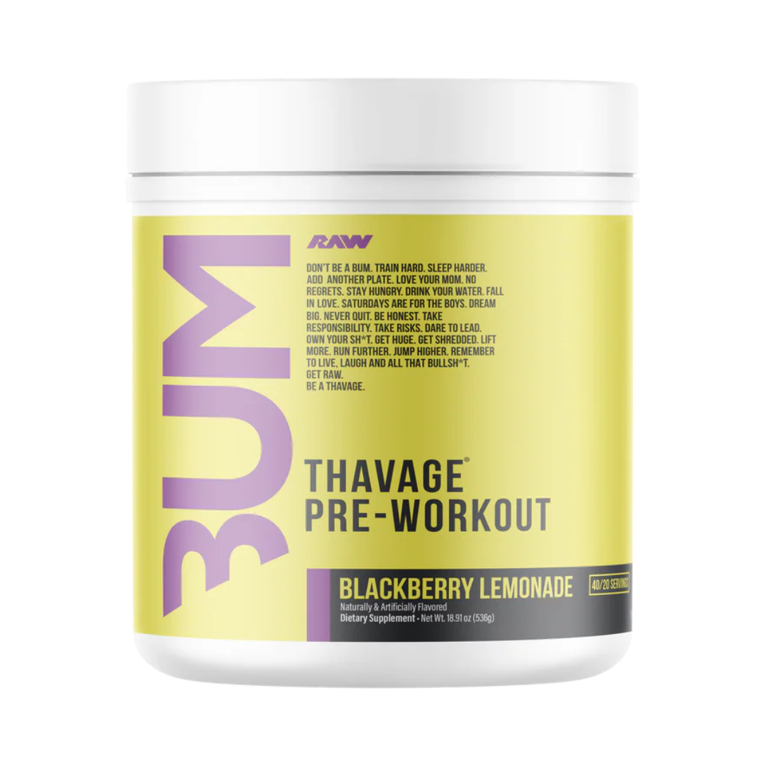 Thavage Pre-Entreno de CBUM x RAW