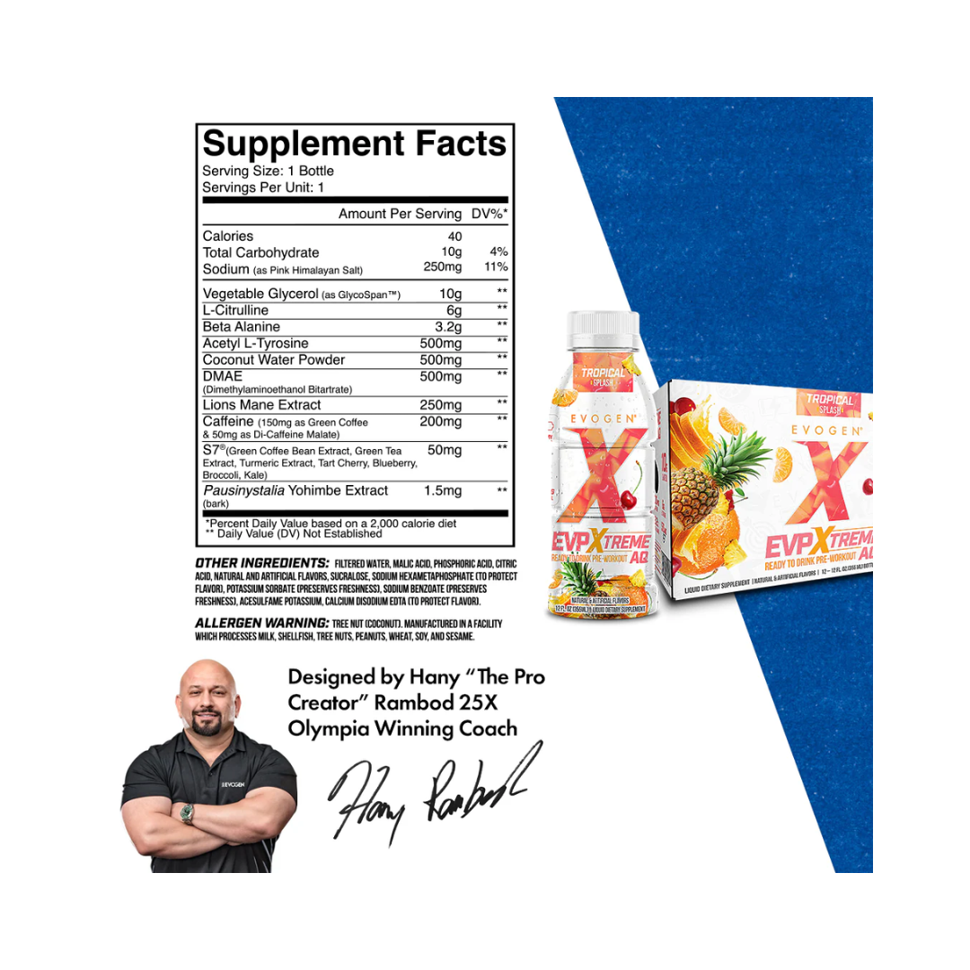 EVP Xtreme Bebida Pre-Entreno - EVOGEN