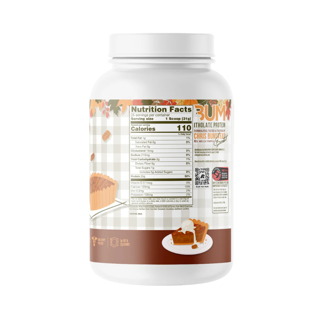 La proteína de CBUM x RAW Itholate 2lbs