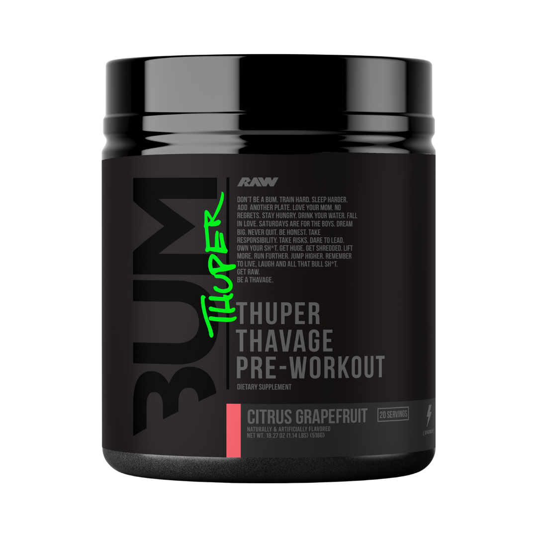 Thuper Thavage Pre-Entreno de CBUM x RAW