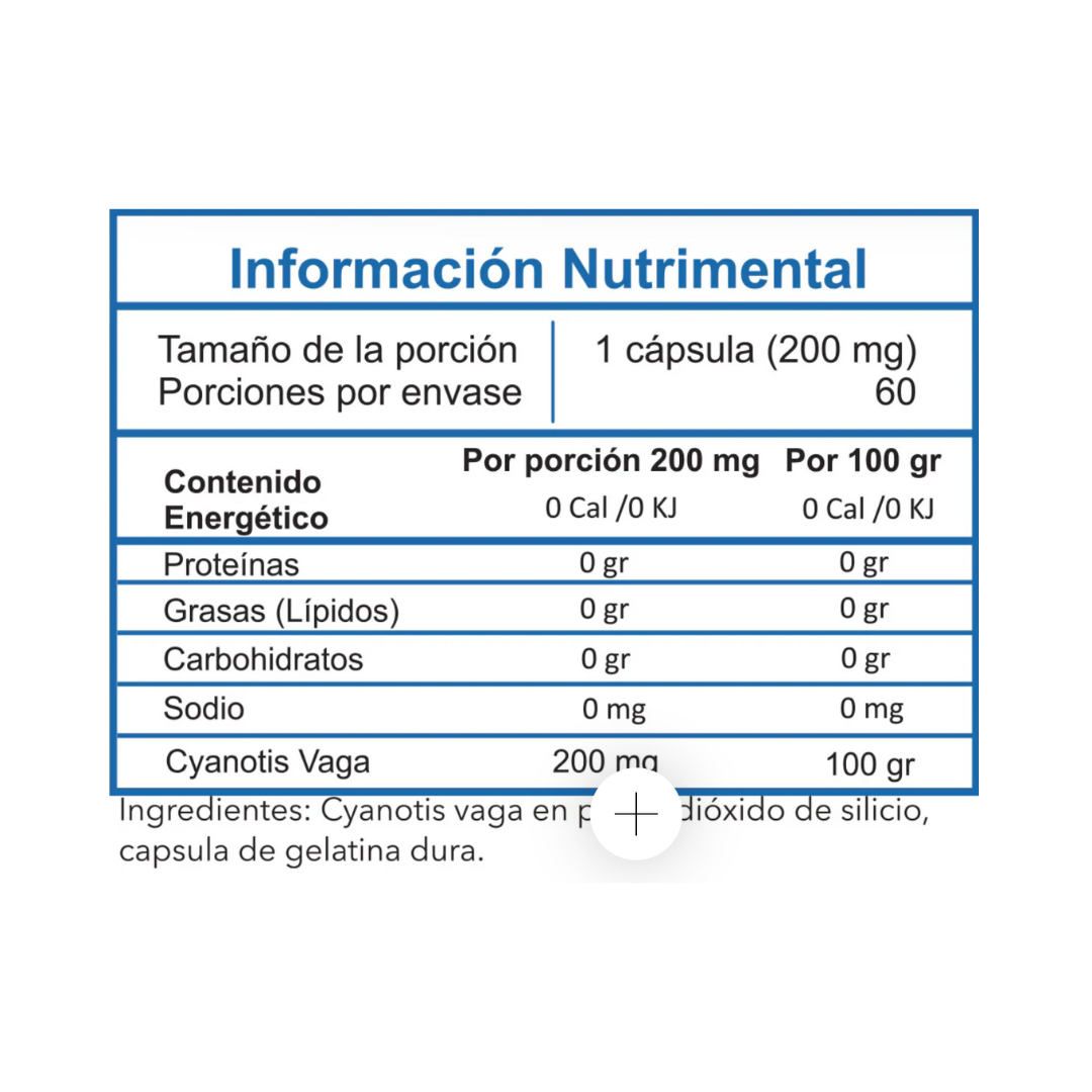 La Ecdisterona B-ECDY - ESSENTIALS de getfit ofrece una cápsula de 200 mg de Cyanotis vaga, ideal para la síntesis de proteínas, con cero gramos de proteínas, grasas, carbohidratos y sodio. Ingredientes: Cyanotis vaga, dióxido de silicio, gelatina. Etiqueta en español disponible. El paquete incluye 60 cápsulas.
