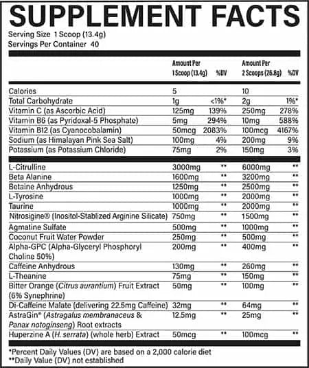 Thavage CBUM Pre-entreno - RAW getfit
