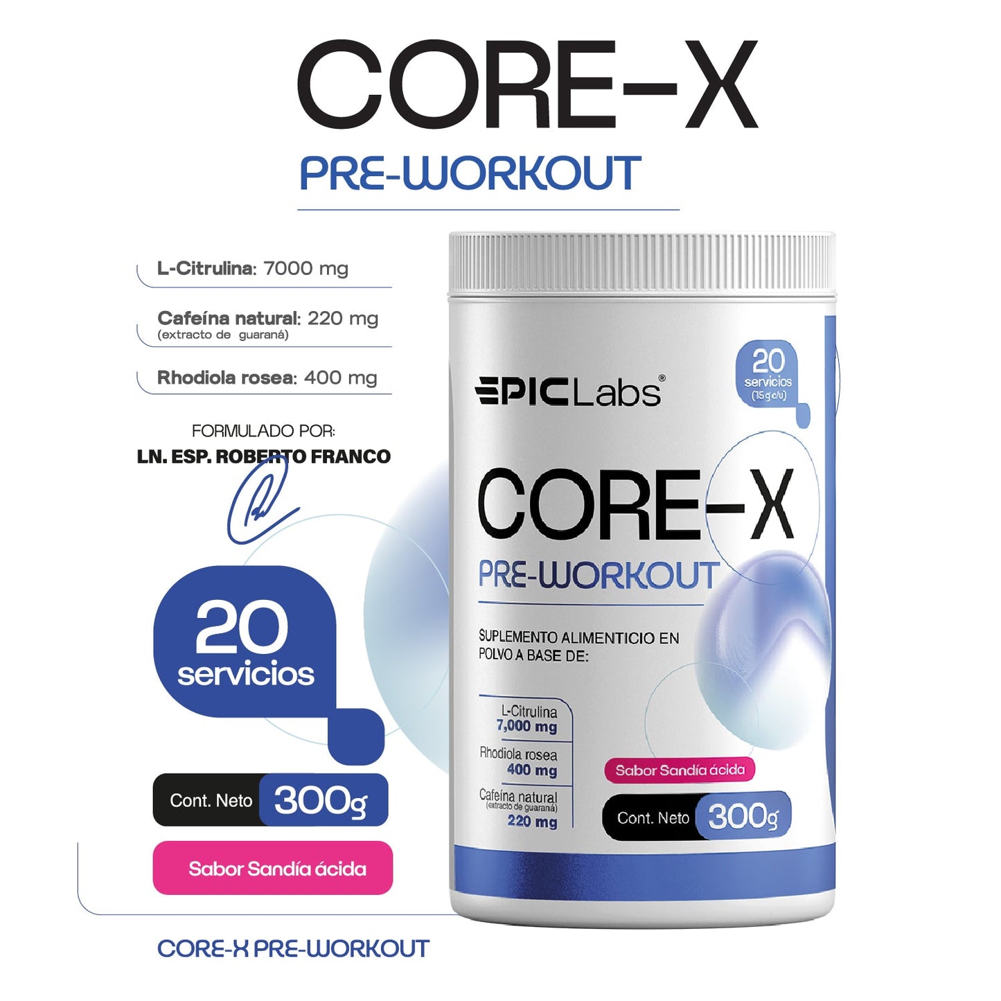 CORE-X® | Fórmula clínica para rendimiento de élite