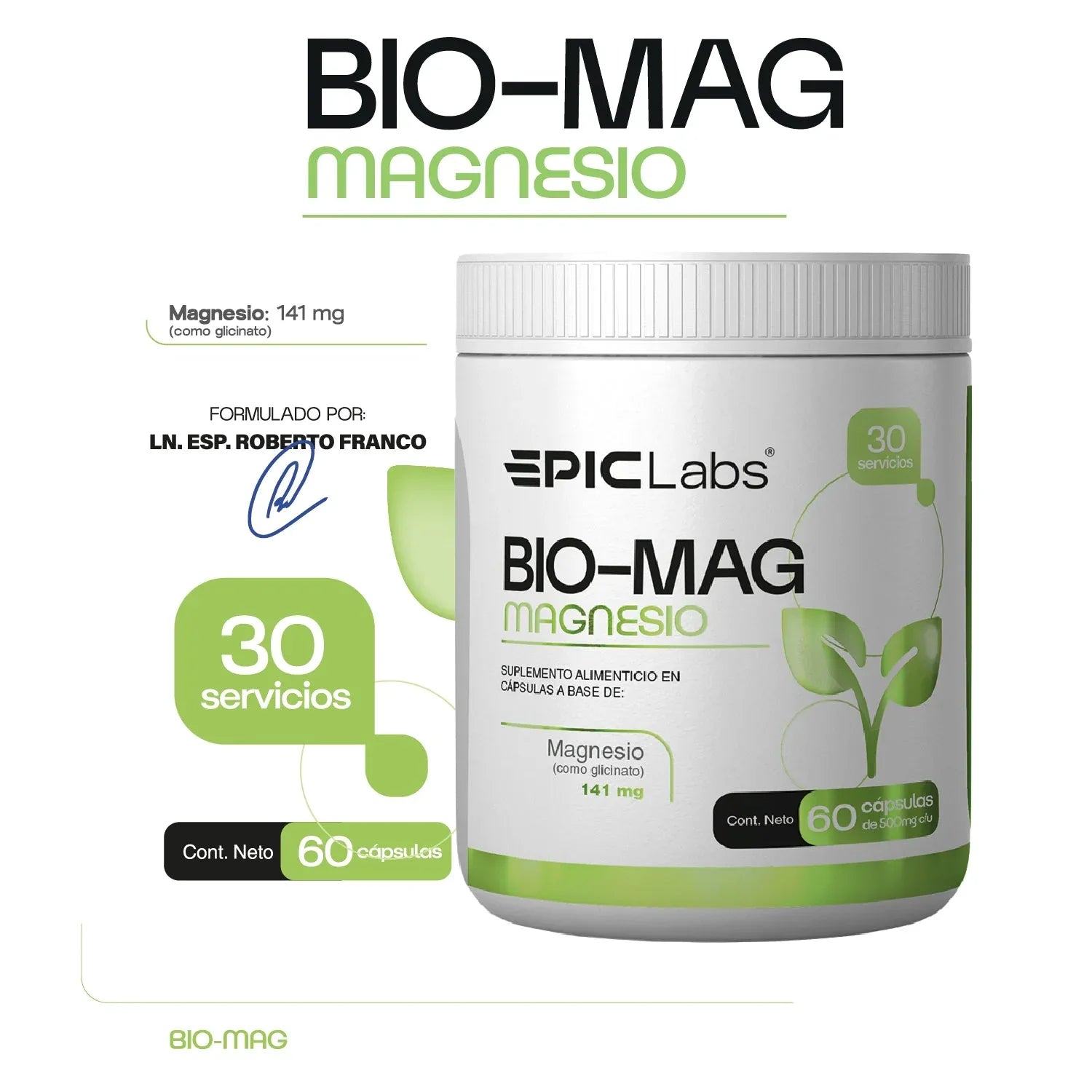 BIOMAG® | Magnesio glicinato recuperación y rendimiento - Get Fit Mexico