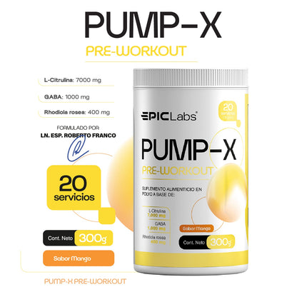 PUMP-X® | Bombeo y enfoque sin estimulantes