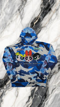 Sudadera Civil Regime x Powerpuff Girls Racing Azul - frente