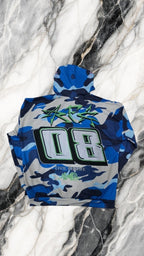 Sudadera Civil Regime x Powerpuff Girls Racing Azul - detalle