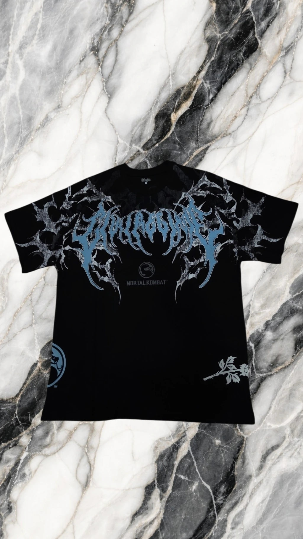 Playera Oversize Mortal Kombat Sub-Zero Civil Regime - detalle