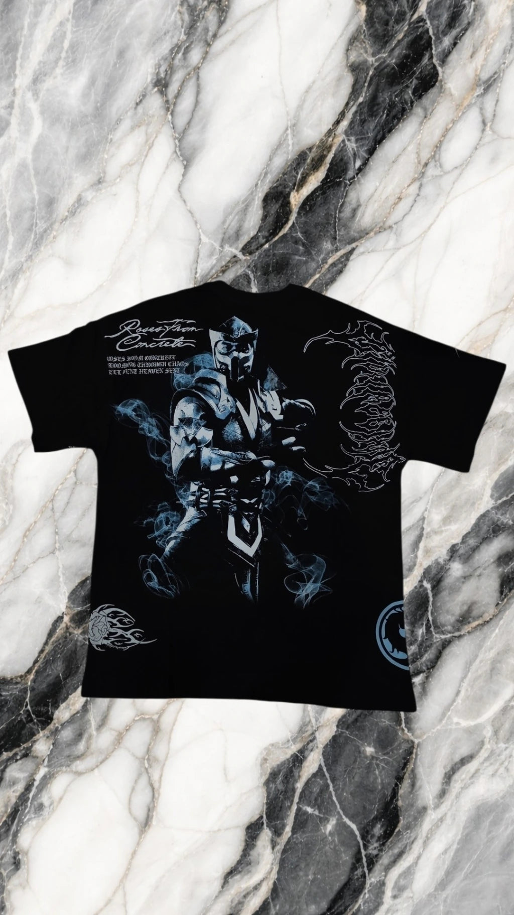 Playera Oversize Mortal Kombat Sub-Zero Civil Regime - frente