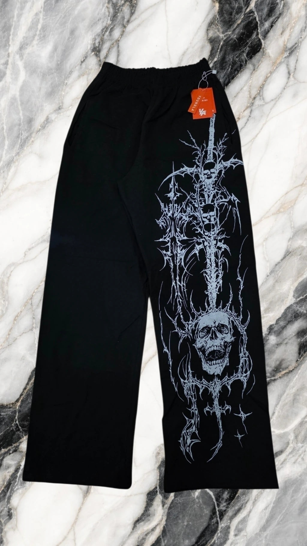 Pants YoungLA Calaveras Negro
