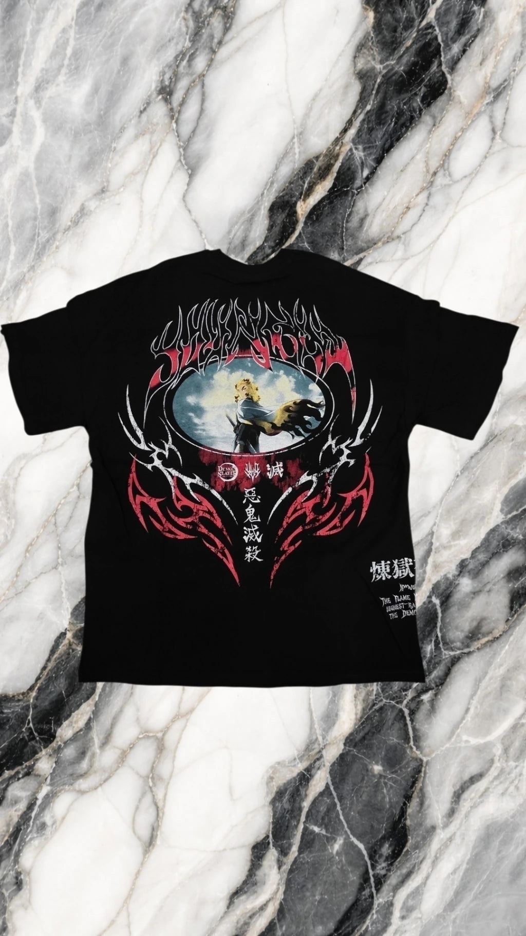 Playera YoungLA Demon Slayer Set Your Heart Ablaze