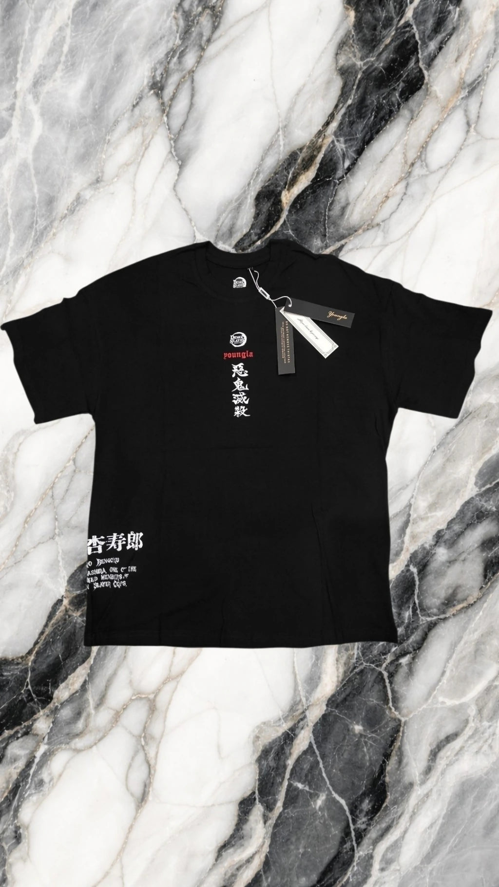 Playera YoungLA Demon Slayer Set Your Heart Ablaze