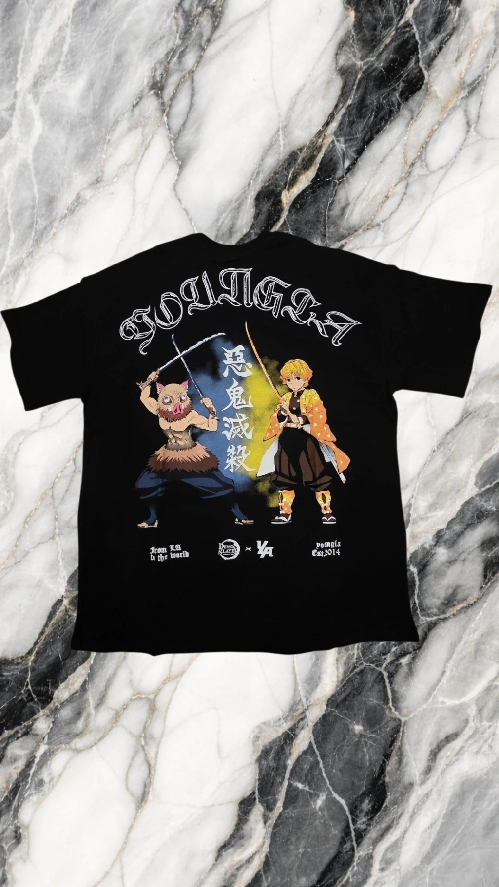 Playera YoungLA Demon Slayer Swordsmen Duo