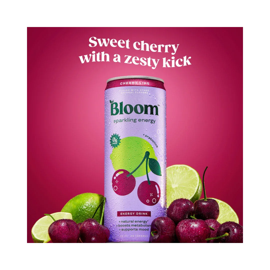 Bebida Pre-Entreno Gasificada con Prebióticos - BLOOM - Get Fit Mexico