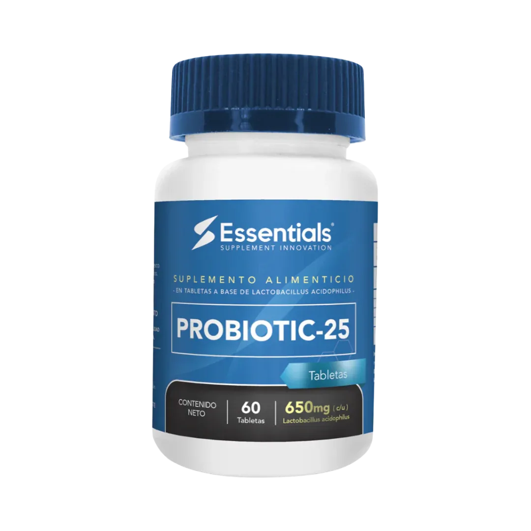 Priobióticos 25 Essentials - Salud Intestinal y Digestiva - Get Fit Mexico