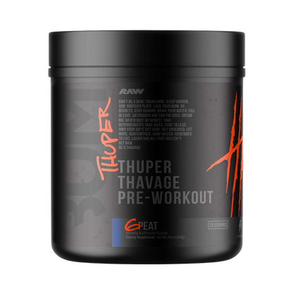Thuper Thavage Pre-Entreno de CBUM x RAW