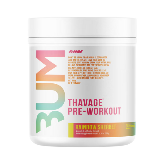 Thavage Pre-Entreno de CBUM x RAW