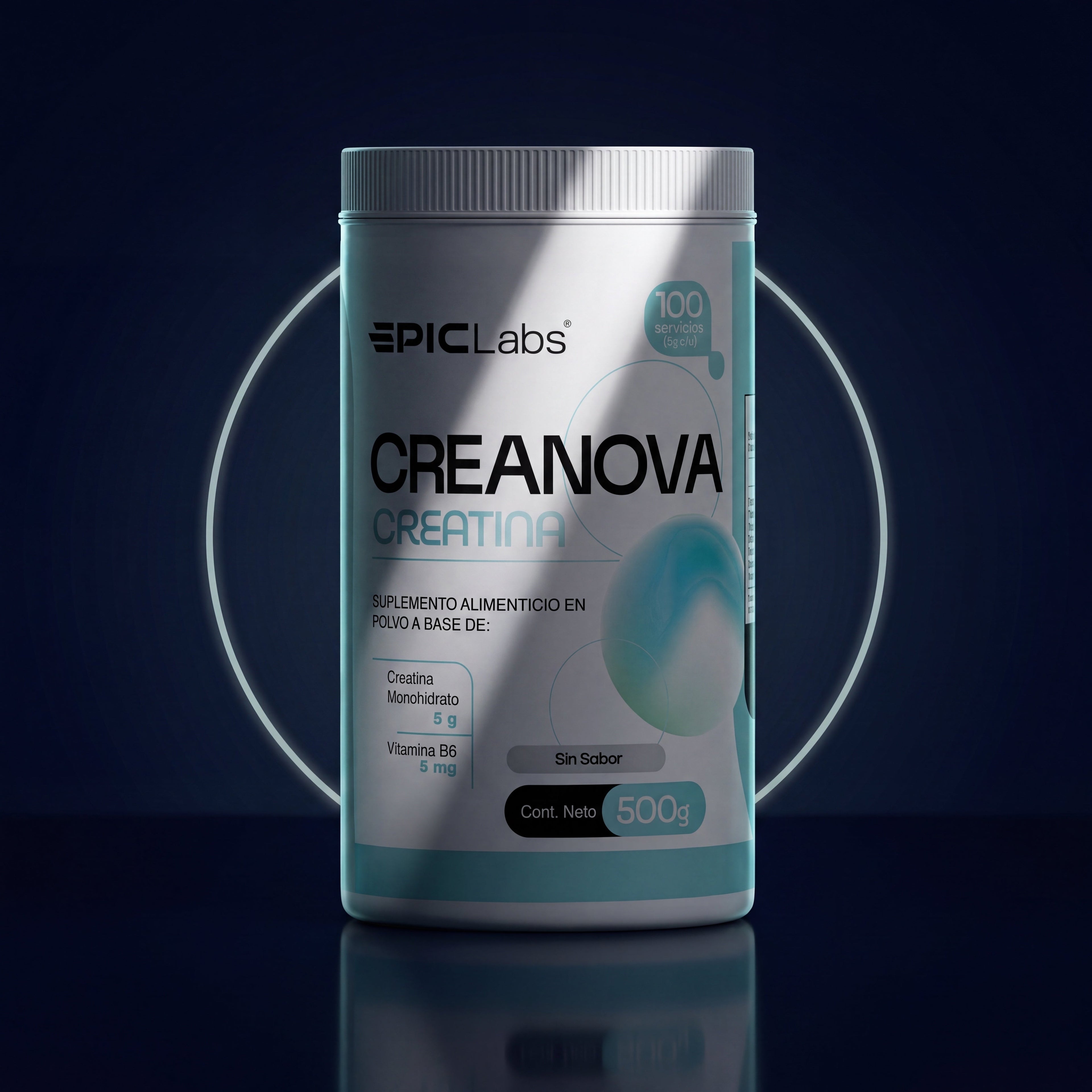CREANOVA® | Creatina + B6 | Fuerza y Potencia Real