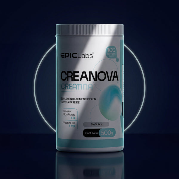 CREANOVA® | Creatina + B6 | Fuerza y Potencia Real