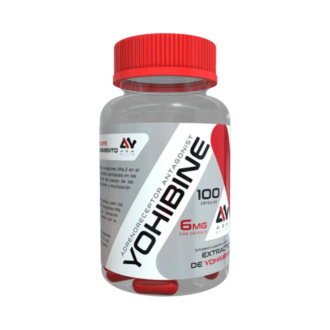 Yohimbina ADA 6mg - Quema Grasa y Enfoque Mental 60 Cápsulas - Get Fit Mexico