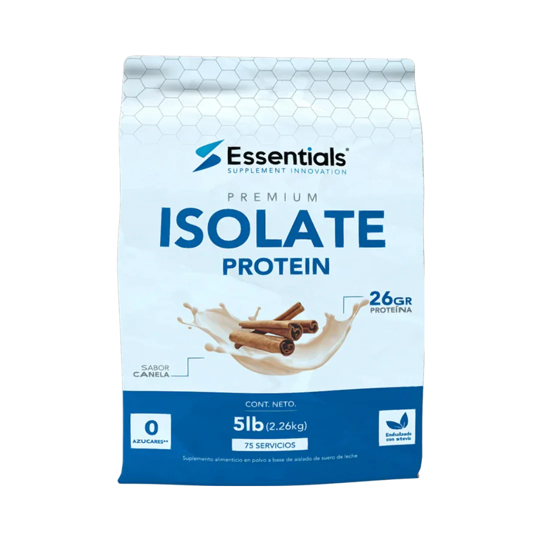 Whey Isolate 5lbs Essentials - 25g Proteína Pura - Get Fit Mexico
