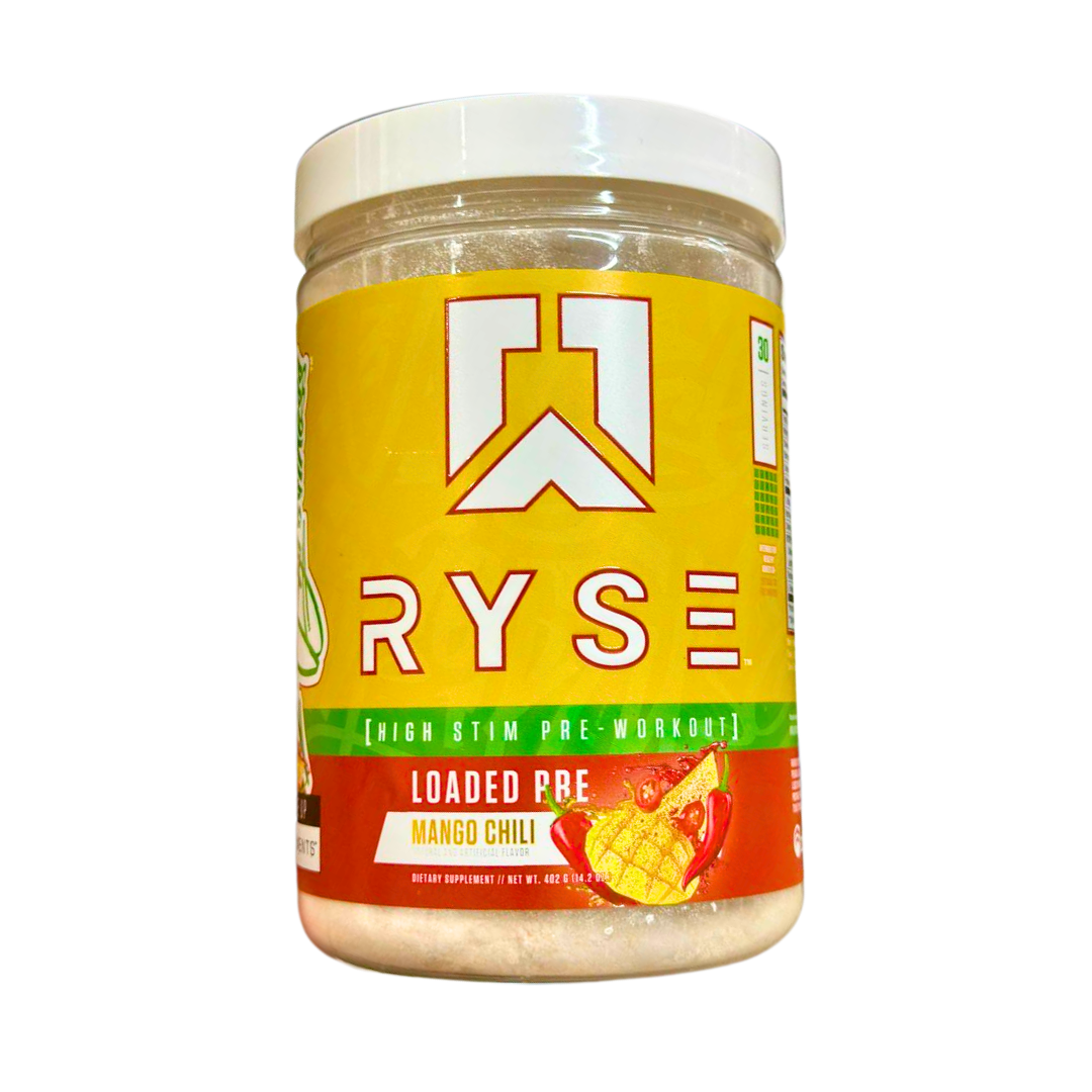 RYSE Loaded Pre-Entreno - Máxima Energía, Pump y Enfoque Sin Crash - 30 Tomas