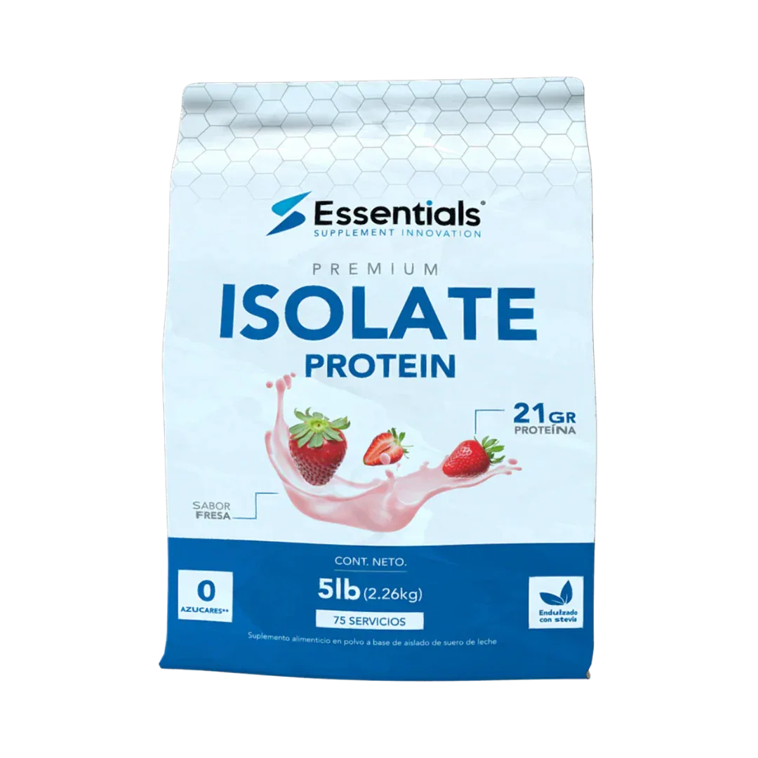 Whey Isolate 5lbs Essentials - 25g Proteína Pura - Get Fit Mexico