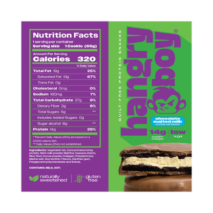 Sandwich de Galleta con Proteína - HANGRY BOY