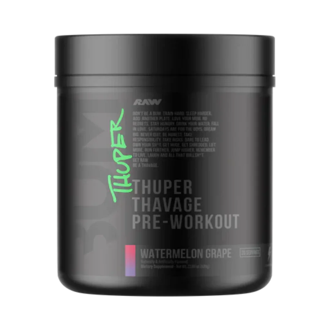 Thuper Thuper Thavage Pre-Entreno de CBUM x RAW – Get Fit Mexico