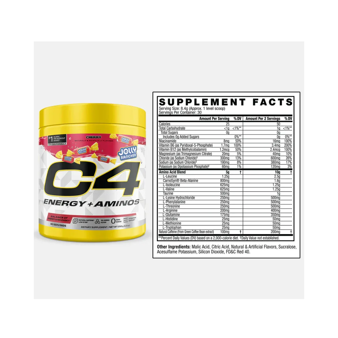 Energy + Aminos - C4 CELLUCOR - Get Fit Mexico