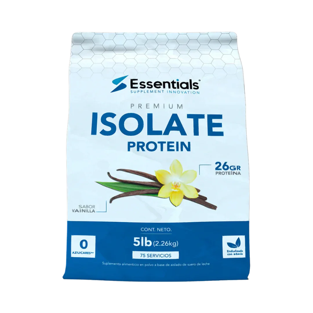 Whey Isolate 5lbs Essentials - 25g Proteína Pura - Get Fit Mexico