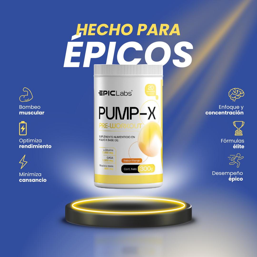 PUMP-X® | Bombeo y enfoque sin estimulantes