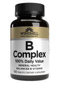 Complejo B Windmill 100% Daily Value 100 tabletas - Get Fit Mexico