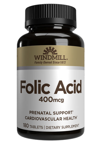 Ácido Fólico Windmill 400 mcg - envase