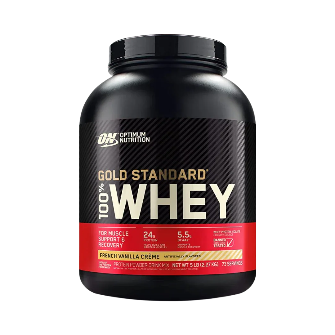Gold Standard Whey 5lbs Optimum Nutrition - 24g Proteína - Get Fit Mexico