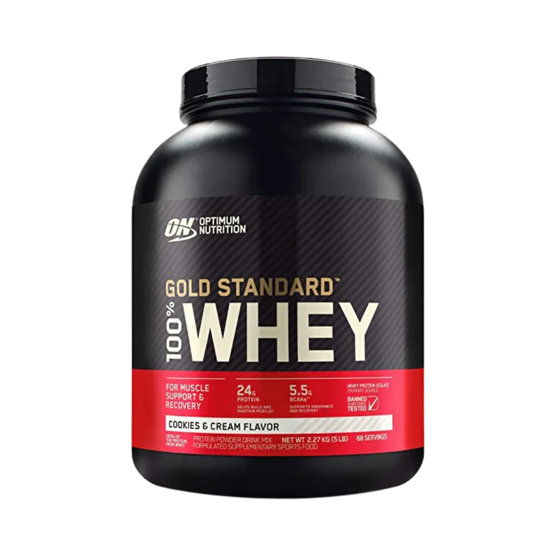 Gold Standard Whey 5lbs Optimum Nutrition - 24g Proteína - Get Fit Mexico