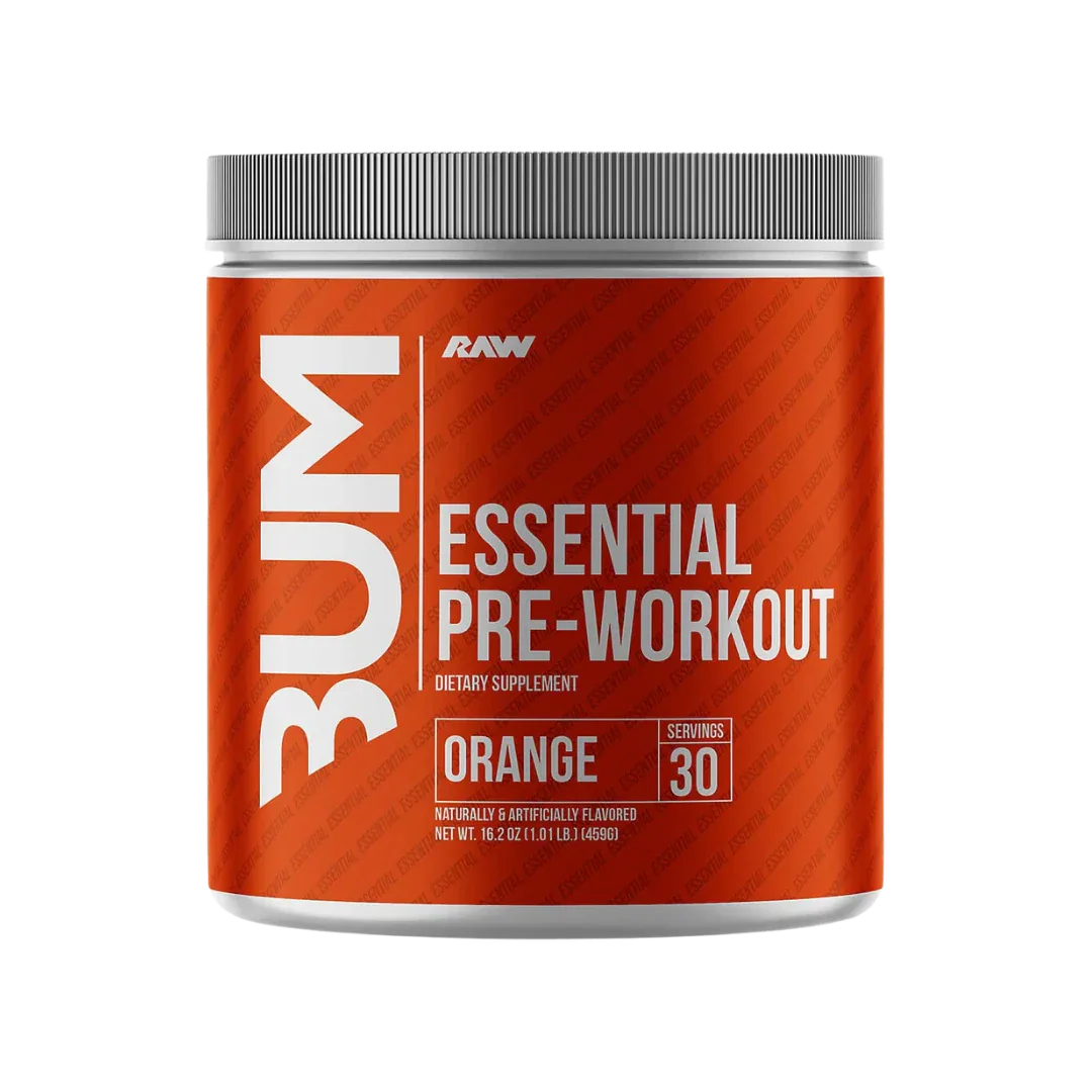 Essential Pre-Entreno CBUM x RAW - Energía y Bombeo 30 Tomas - Get Fit Mexico