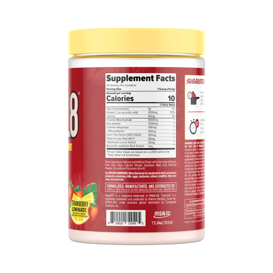 Stimul8 Pre-Entreno + Creatina - FINAFLEX - Get Fit Mexico