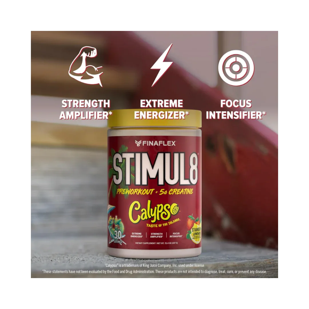 Stimul8 Pre-Entreno + Creatina - FINAFLEX - Get Fit Mexico