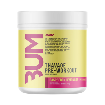 Thavage Pre-Entreno de CBUM x RAW