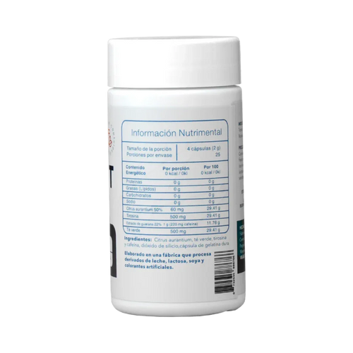 Burn-It Termogénico Essentials - Quema Grasa Natural 100 Cápsulas - Get Fit Mexico