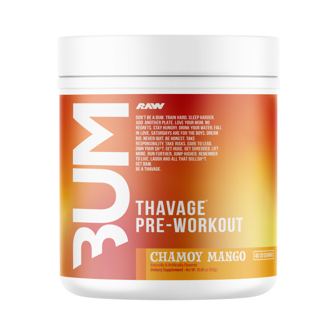 Thavage Pre-Entreno de CBUM x RAW