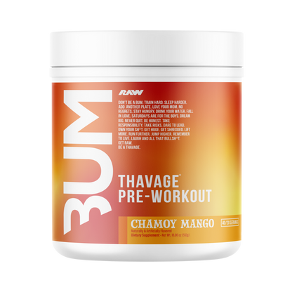 Thavage Pre-Entreno de CBUM x RAW