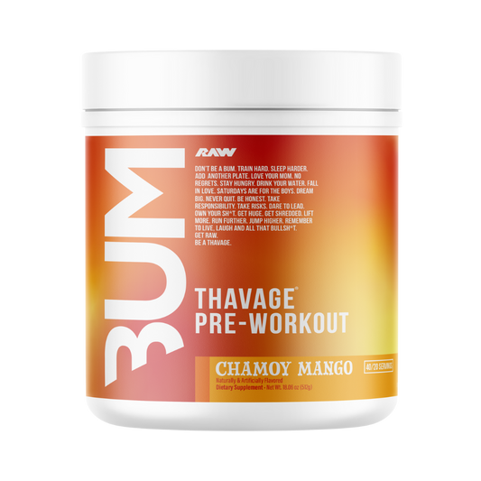 Thavage Pre-Entreno de CBUM x RAW